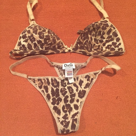 Authentic D&G bra and underwear set