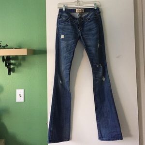 People's Liberation low rise boot cut jeans