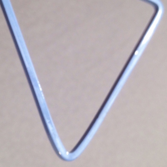 Jewelry - blue 2.5" triangle earrings Jewelry - blue 2.5" triangle earrings
