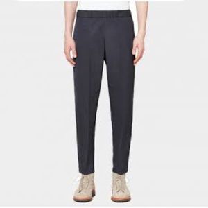Lou Dalton - elastic pleated sweat pant dark navy