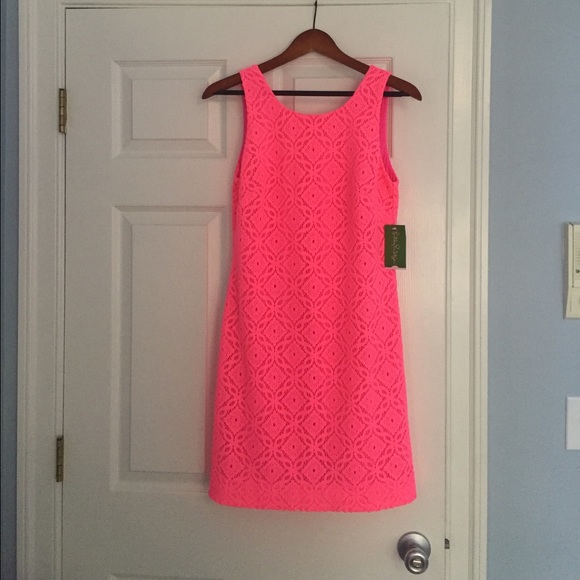 Brand new pink Lilly Pulitzer lace dress