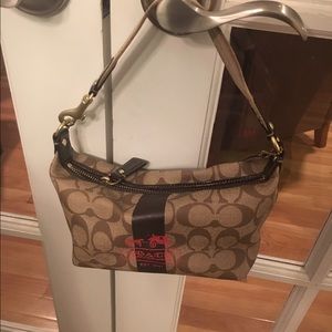 Mini authentic coach shoulder bag