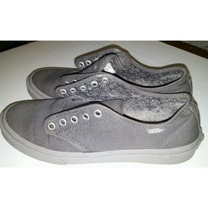 Gray Off The Wall Vans