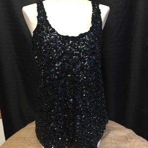 Express sequin bling tank