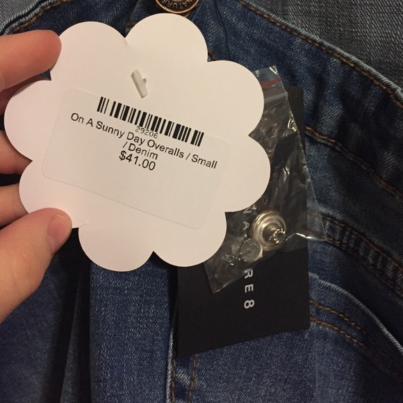 Hope's denim overall shorts. - Picture 3 of 3