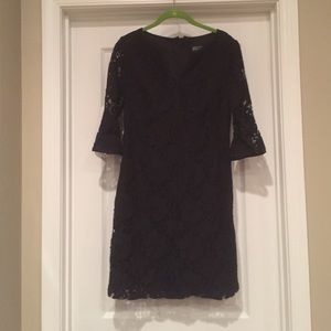Black lace dress