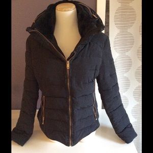 Waist length black jacket from Zara