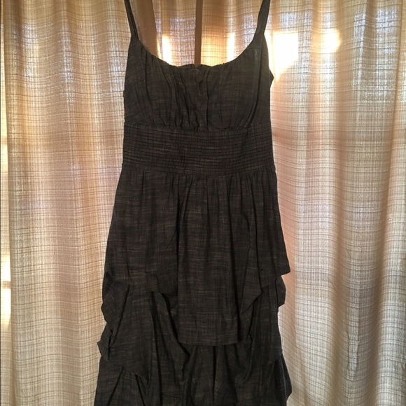 Size 16 Denim Ruffle Dress Barn Dress
