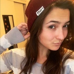 Maroon Neff beanie