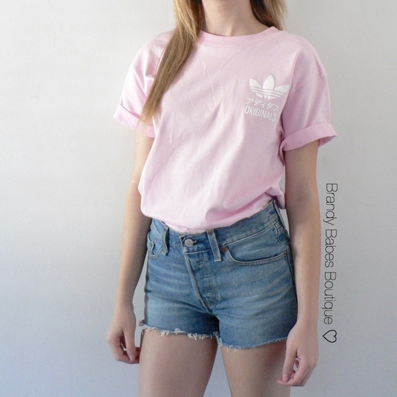 Adidas Tops - Pink Adidas Tee