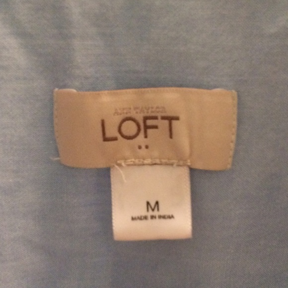 FINAL SALE! LOFT by Ann Taylor blue button up!