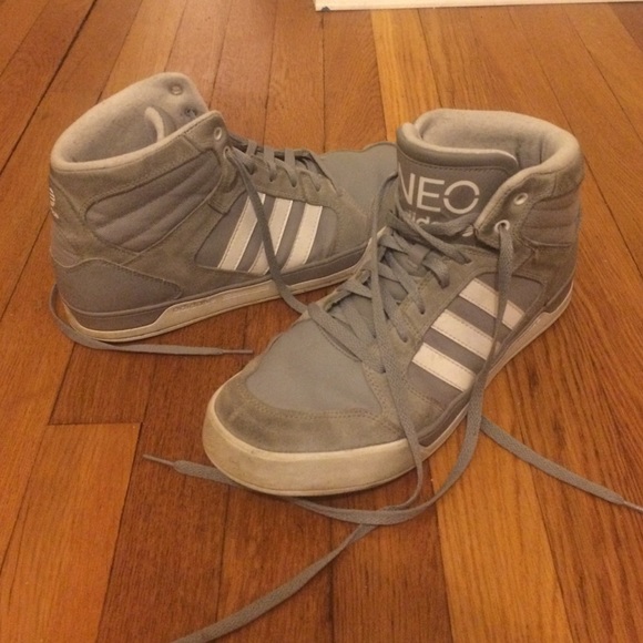 Adidas Neo Gray high tops