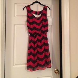 Brand new red and black dress