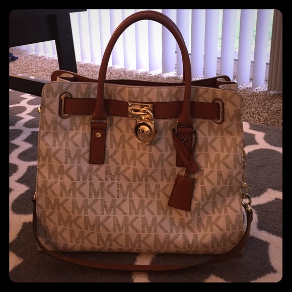 Michael Kors Hamilton Large Logo Tote