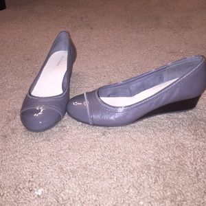 Cole haan gray wedges