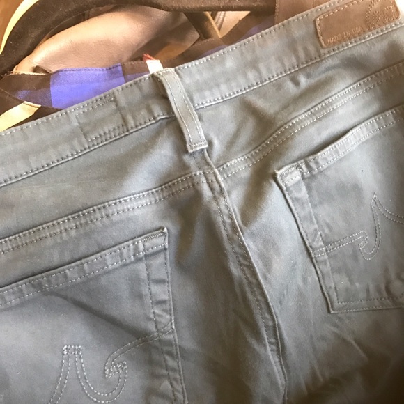 Adriano Goldschmeid AG Jeans teal sateen Sz30 - Picture 1 of 4