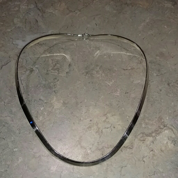 Solid Sterling Silver Choker Neckwire - image 3