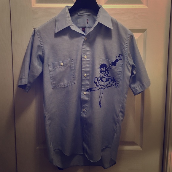 Awesome Local Artist Painted Shirt- Ballerina Guns