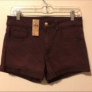 NWT American Eagle Maroon Shorts
