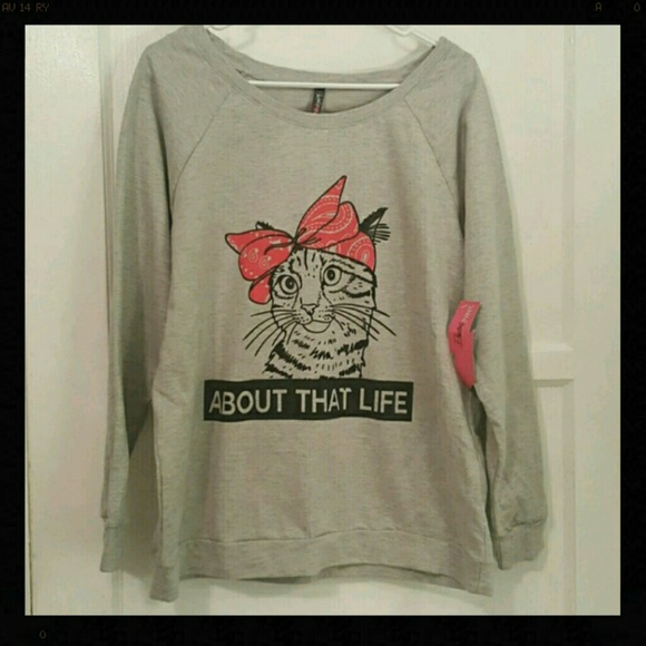 Electric Pink Sweaters - Cat Pullover