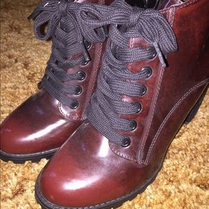 Maroon Boots