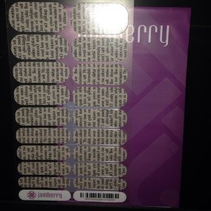 Jamberry Newspaper on Neutral