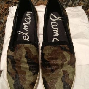 Sam Edelman camouflage slip ons