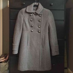 Kenneth Cole Gray Peacoat Sz 2 XS