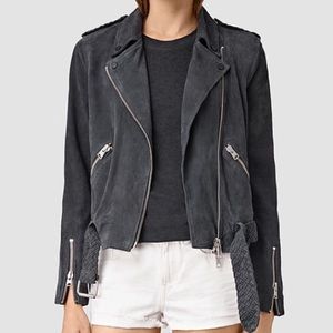 Wyatt suede biker jacket