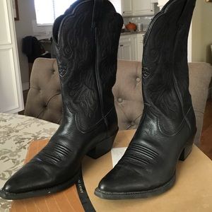 Ariat black cowboy boots size 7 1/2
