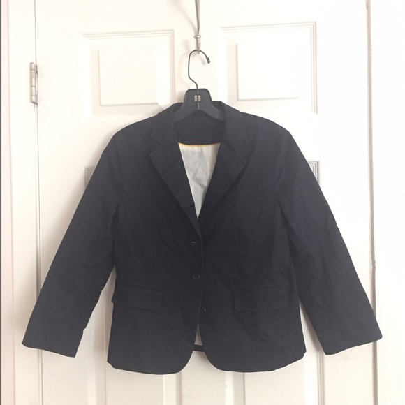 Gap Navy Cotton Blazer. Size 6