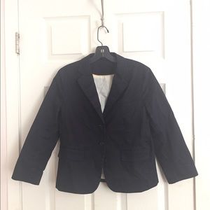 Gap Navy Cotton Blazer. Size 6