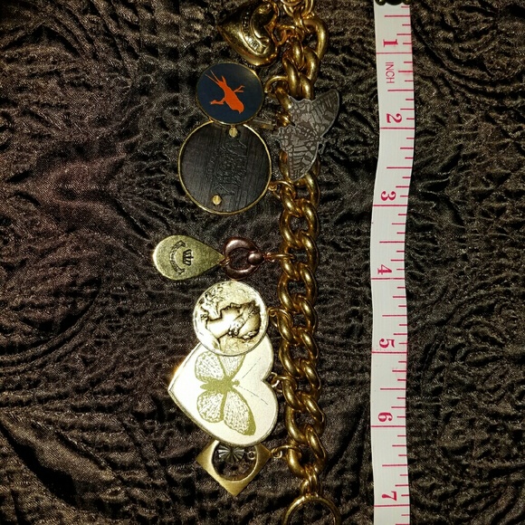 Juicy couture charm bracelet with charms