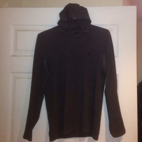 Men's Vans long sleeve shirt with hoodie