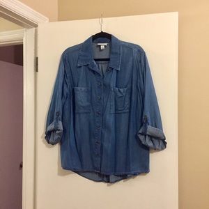 Denim Button-Down