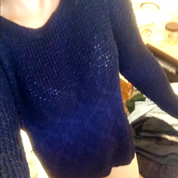 Blue American eagle sweater