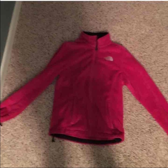 Pink north face