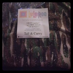 🦄 army leggings tc camo lularoe nwt