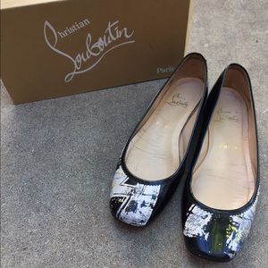 Christian Louboutin 40.5 Graffiti Ballet Flat