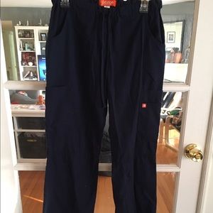 Navy blue scrub pants
