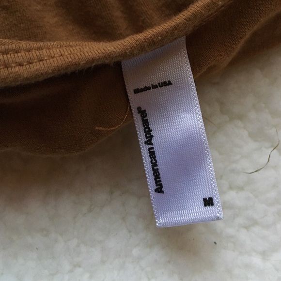 *Sold* Camel Colored AA Fitted Body Suit - Picture 3 of 3