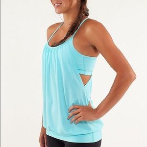LULULEMON • no limits tank blue