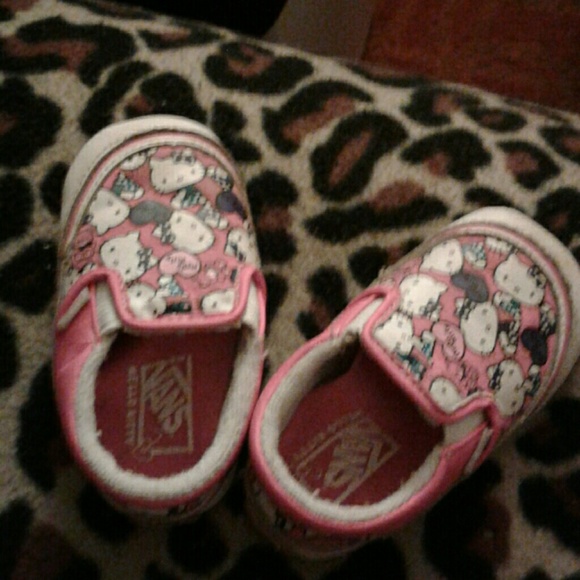 Infant size 3 hello kitty vans