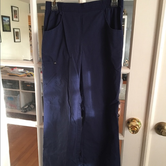 Navy blue scrub pants