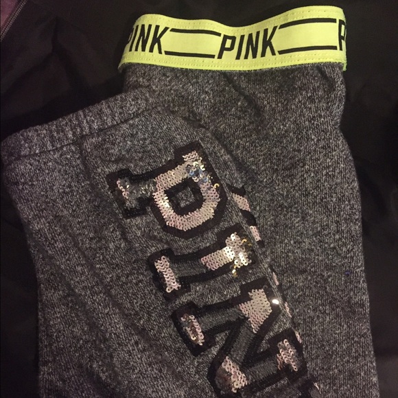 NEW Pink Victoria's Secret sweat pants.