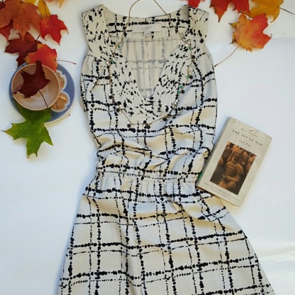 Black white Loft dress