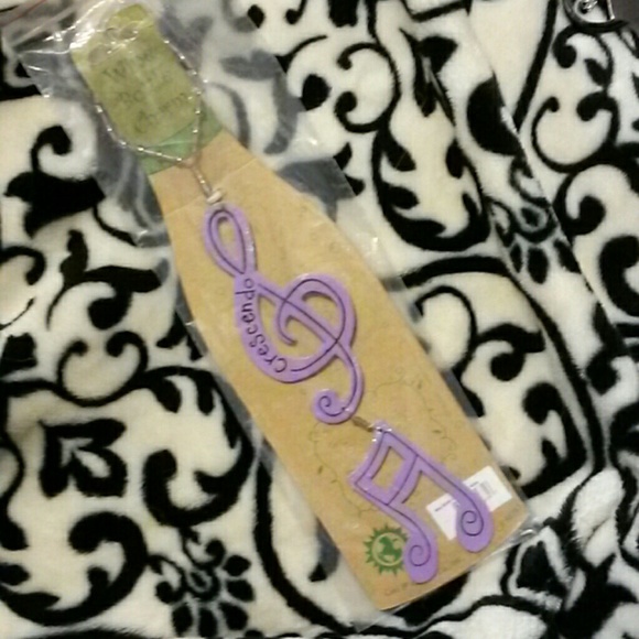Wine Charm lavender and multicolor charms