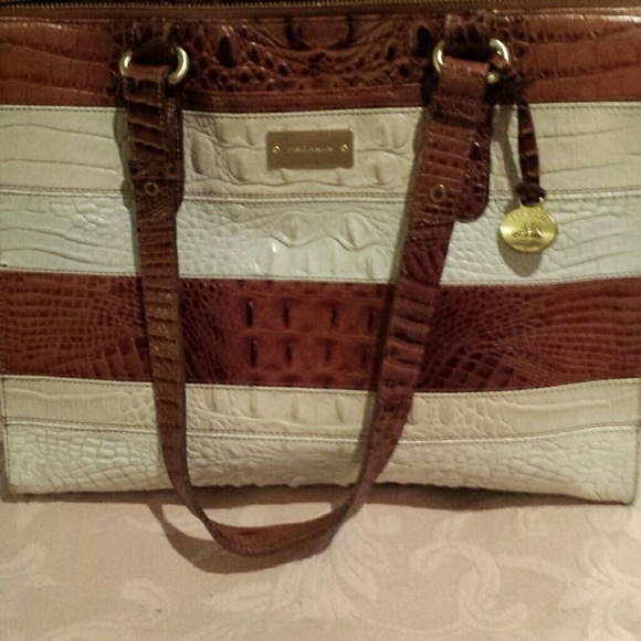 Brahmin  Handbags - Brahmin tri-color leather bag