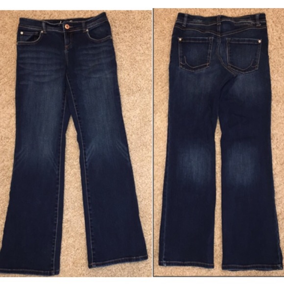 inc denim boot leg curvy fit