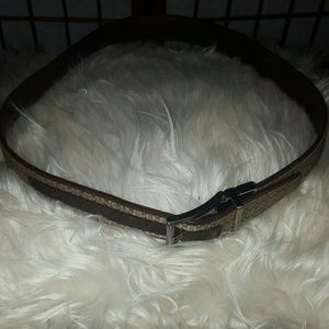 Coach reversable belt